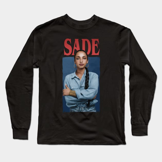 Sade Adu Long Sleeve T-Shirt by gwpxstore